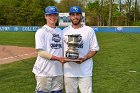 Baseball vs Babson  Wheaton College Baseball players celebrate their victory over Babson to win the NEWMAC Championship for the third year in a row. - (Photo by Keith Nordstrom) : Wheaton, baseball, NEWMAC